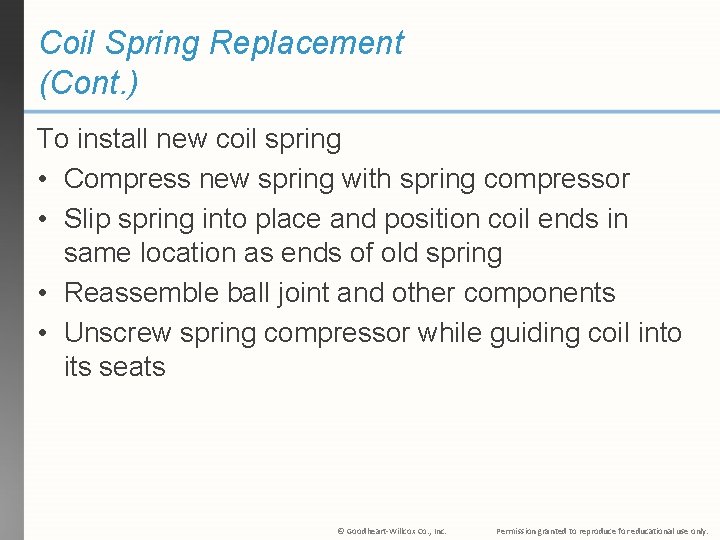 Chapter 76 Suspension System Diagnosis and Repair Objectives