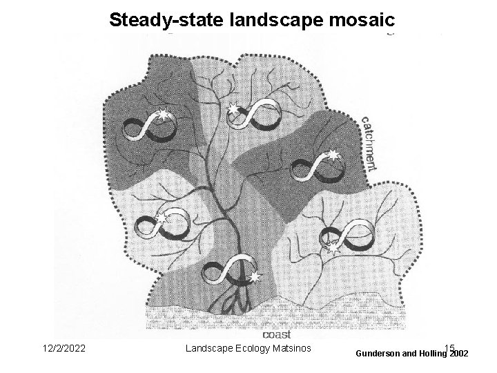Steady-state landscape mosaic 12/2/2022 Landscape Ecology Matsinos 15 Gunderson and Holling 2002 