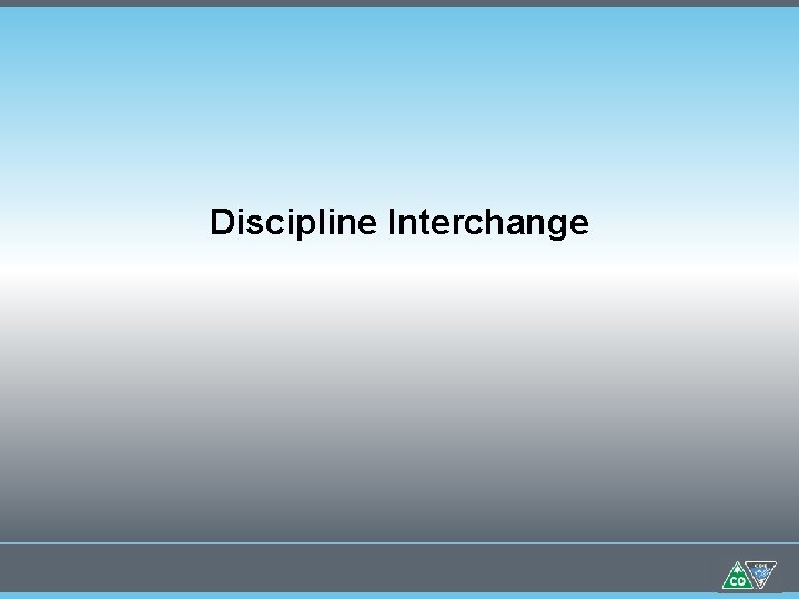 Discipline Interchange 