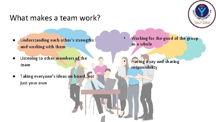 Building Team work skills as a Young Professional