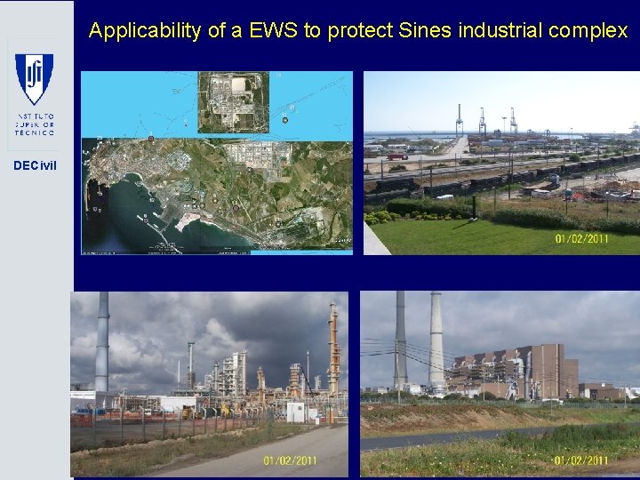 Applicability of a EWS to protect Sines industrial complex DECivil 