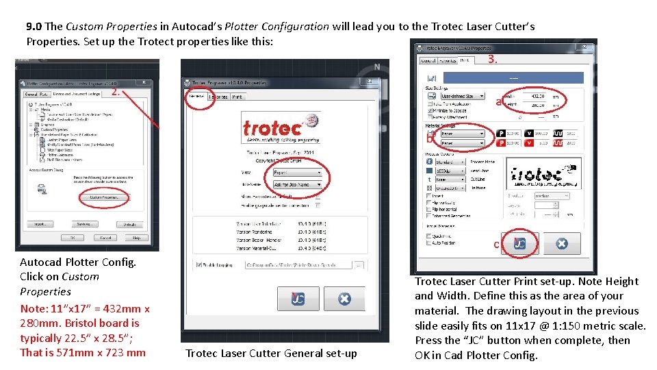 9. 0 The Custom Properties in Autocad’s Plotter Configuration will lead you to the
