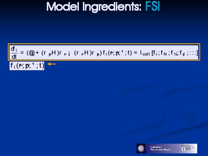 Model Ingredients: FSI 