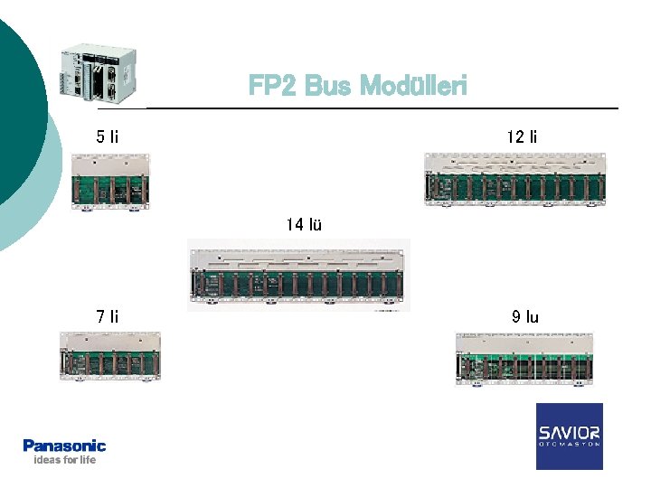 FP 2 Bus Modülleri 5 li 12 li 14 lü 7 li 9 lu