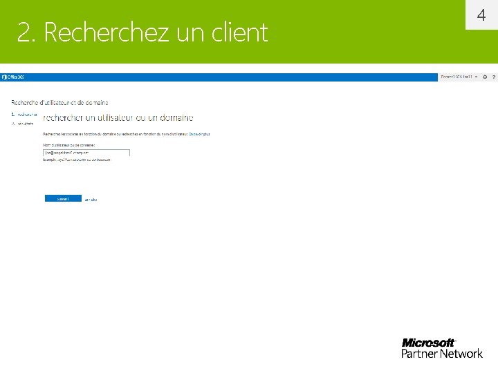 2. Recherchez un client 4 