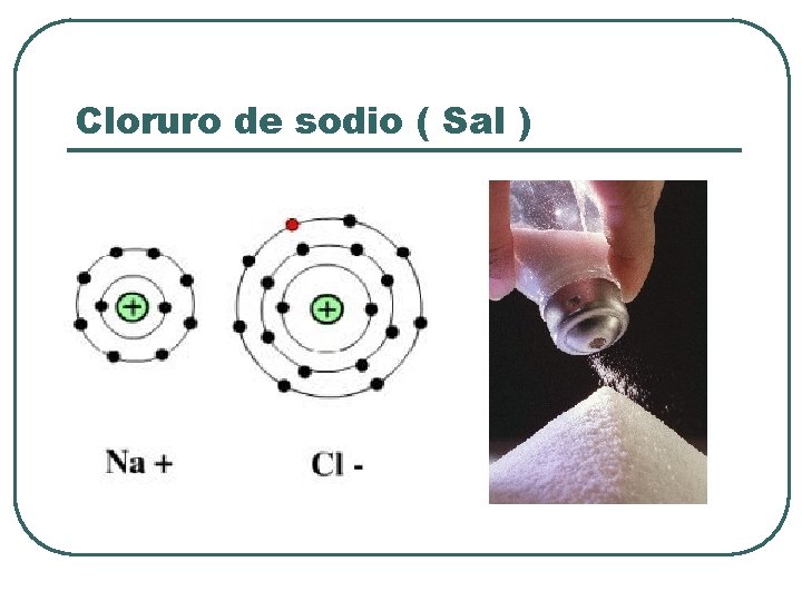 Cloruro de sodio ( Sal ) 
