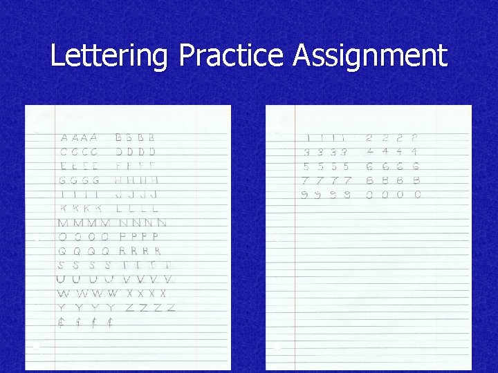 Lettering Practice Assignment 