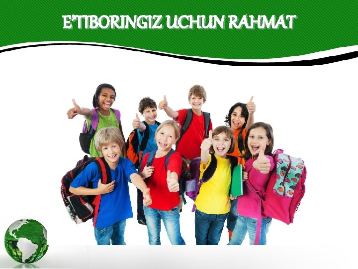 E’TIBORINGIZ UCHUN RAHMAT 