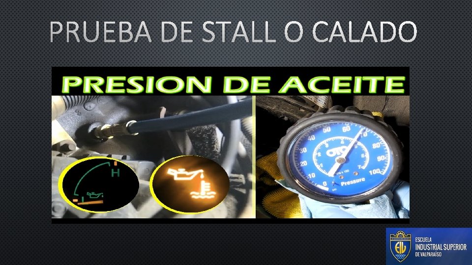 PRUEBA DE STALL O CALADO 