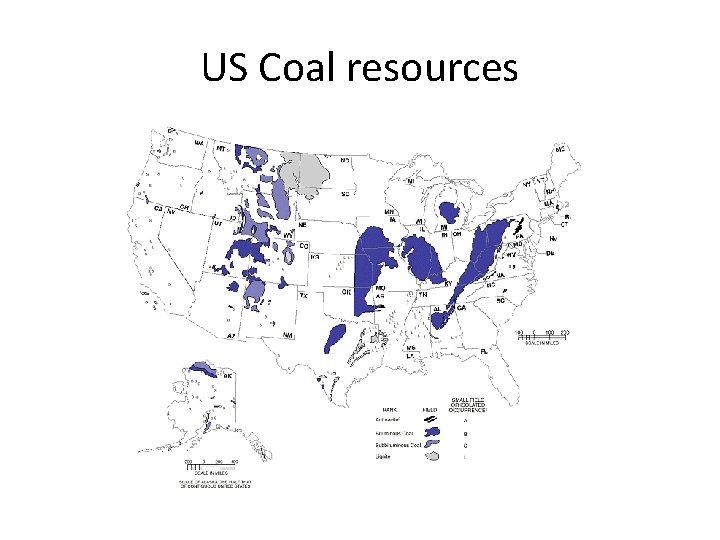 US Coal resources 