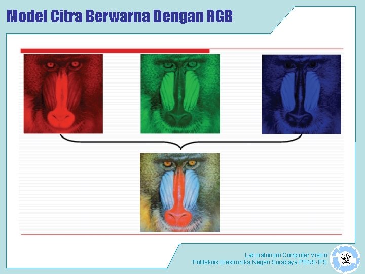 Model Citra Berwarna Dengan RGB Laboratorium Computer Vision Politeknik Elektronika Negeri Surabaya PENS-ITS 