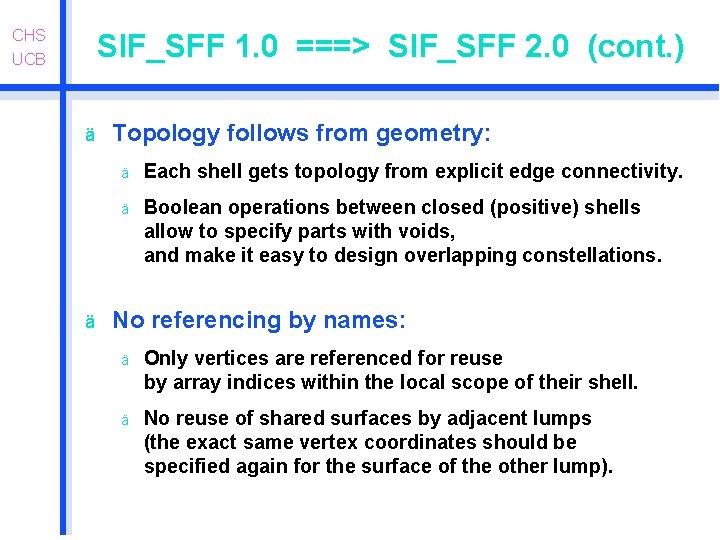 Siff Script CHS UCB Cyber Cut Retreat Jan 2000 SIF