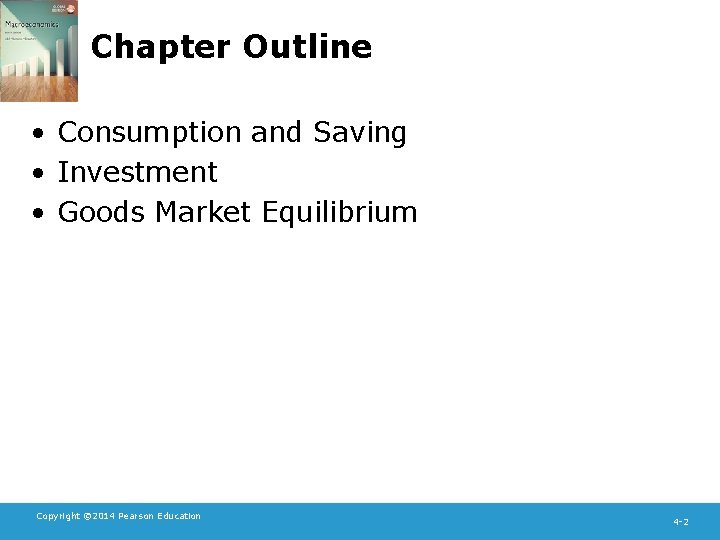 Chapter Outline • Consumption and Saving • Investment • Goods Market Equilibrium Copyright ©