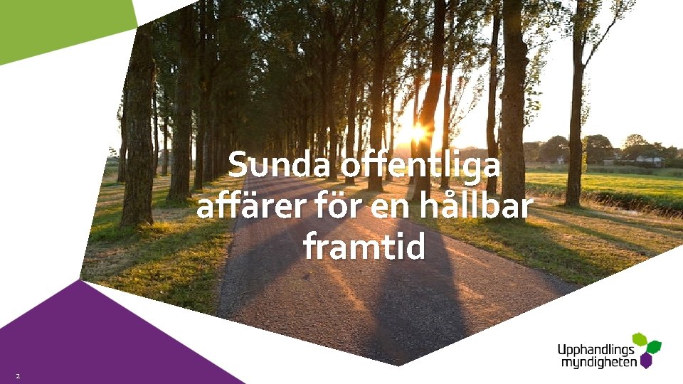 Sunda offentliga affärer för en hållbar framtid 2 