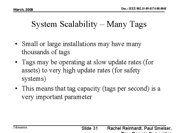 Doc. : IEEE 802. 15 -09 -0174 -00 -004 f doc. : IEEE 802.