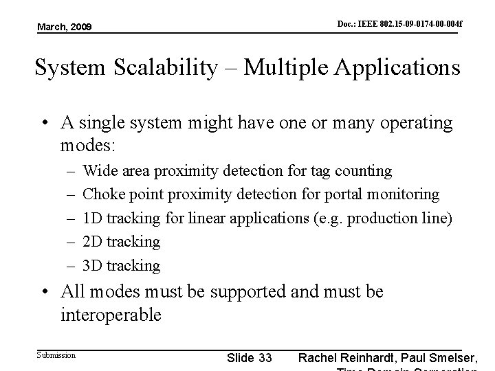 Doc. : IEEE 802. 15 -09 -0174 -00 -004 f doc. : IEEE 802.