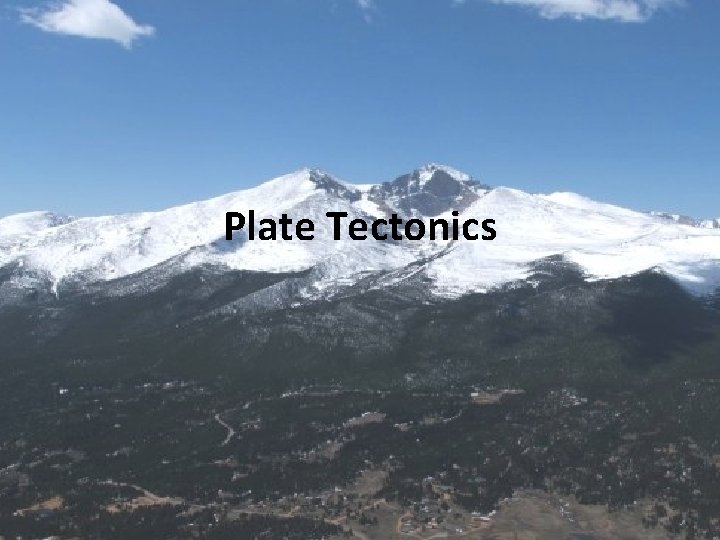 Plate Tectonics 