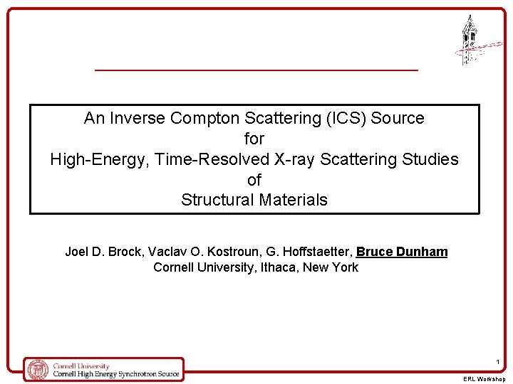 An Inverse Compton Scattering (ICS) Source for High-Energy, Time-Resolved X-ray Scattering Studies of Structural