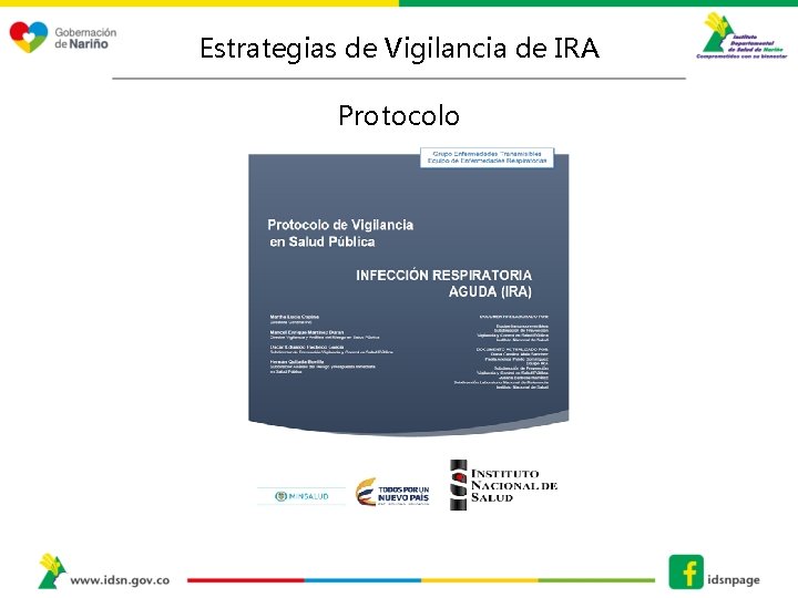 Estrategias de Vigilancia de IRA Protocolo 