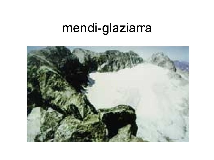 mendi-glaziarra 