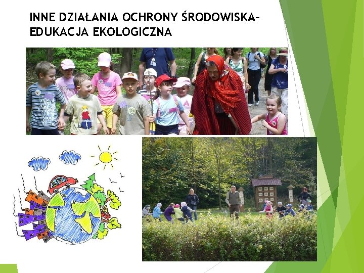 INNE DZIAŁANIA OCHRONY ŚRODOWISKA– EDUKACJA EKOLOGICZNA 