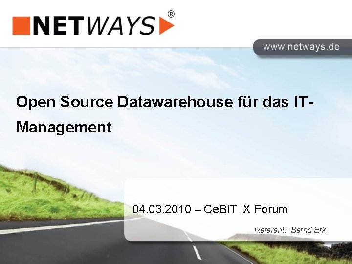Netsaint Open Source Datawarehouse fr das ITManagement 04 03