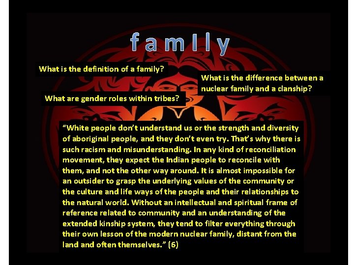 fam. Ily What is the definition of a family? What are gender roles within