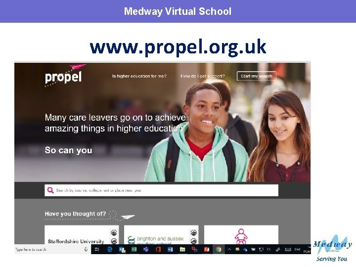 Medway Virtual School www. propel. org. uk 