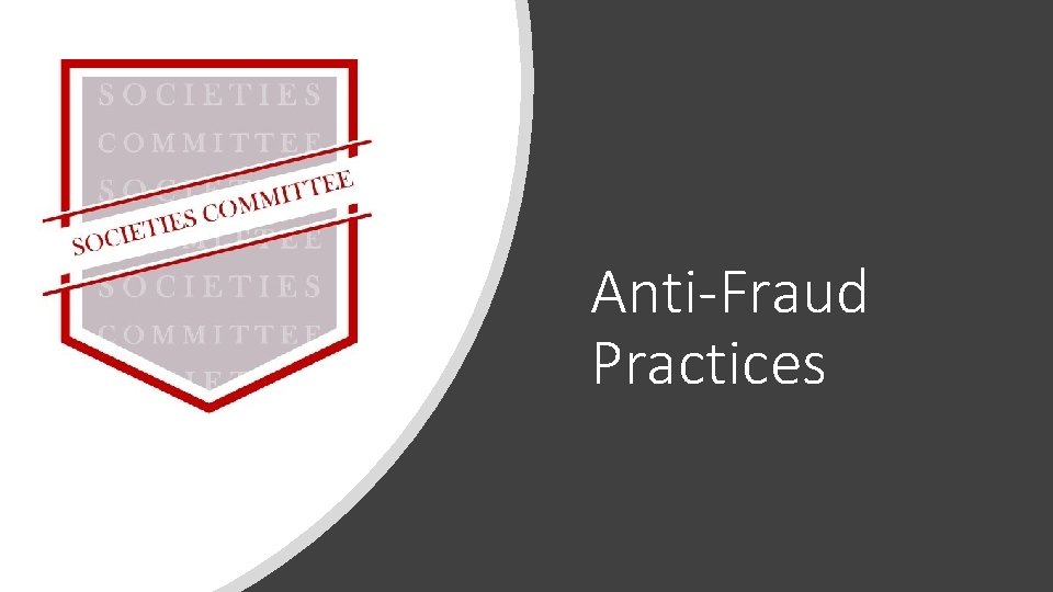 Anti-Fraud Practices 