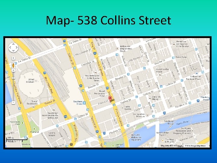 Map- 538 Collins Street 