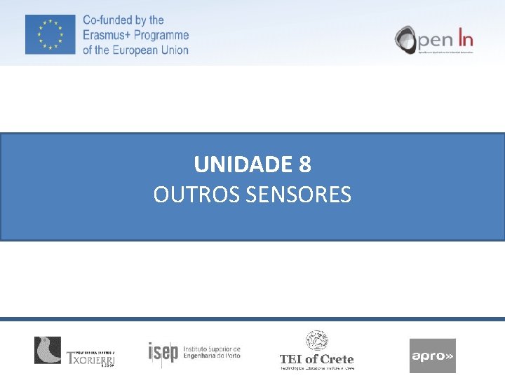 UNIDADE 8 OUTROS SENSORES 