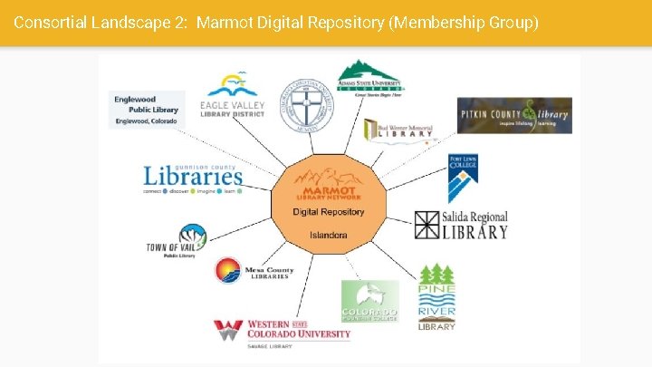 Consortial Landscape 2: Marmot Digital Repository (Membership Group) 