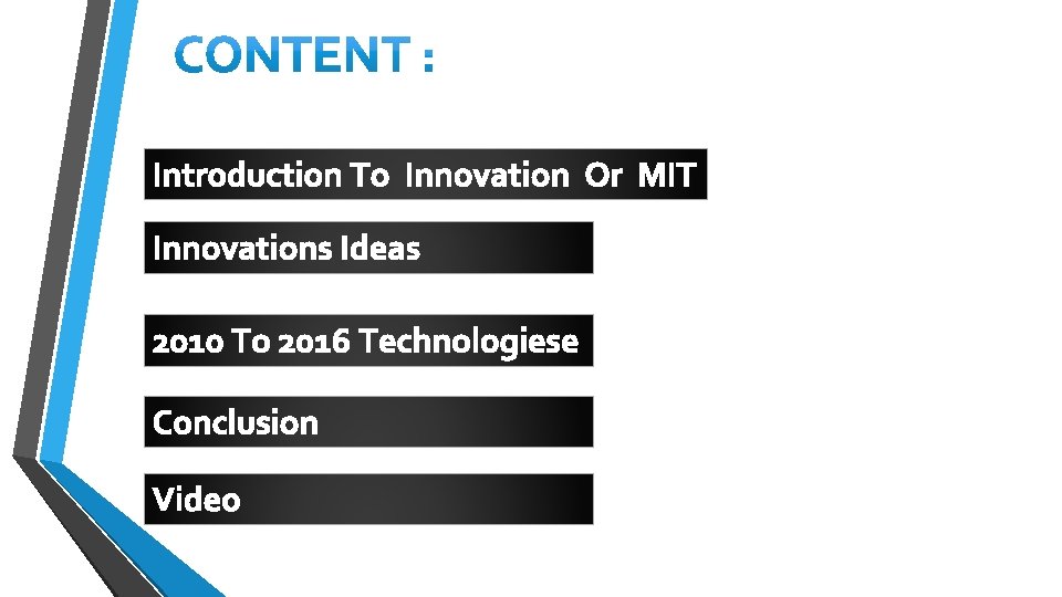 Introduction To Innovation Or MIT Innovations Ideas 2010 To 2016 Technologiese Conclusion Video Introduction To Innovation Or MIT Innovations Ideas 2010 To 2016 Technologiese Conclusion Video