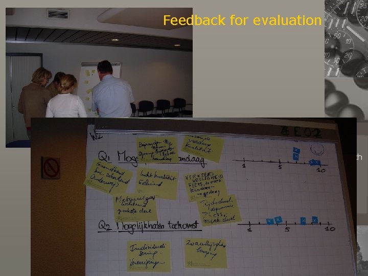 Feedback for evaluation Research Centre SVR 