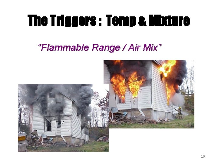 The Triggers : Temp & Mixture “Flammable Range / Air Mix” 10 