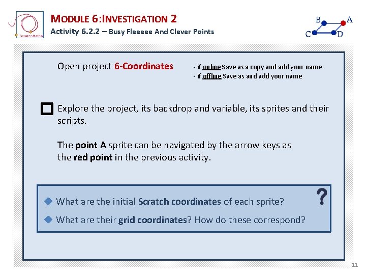 MODULE 6: INVESTIGATION 2 Activity 6. 2. 2 – Busy Fleeeee And Clever Points MODULE 6: INVESTIGATION 2 Activity 6. 2. 2 – Busy Fleeeee And Clever Points