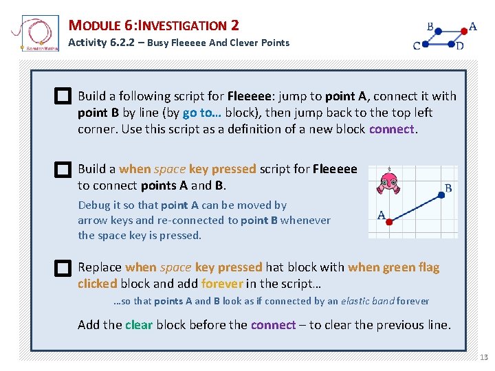 MODULE 6: INVESTIGATION 2 Activity 6. 2. 2 – Busy Fleeeee And Clever Points MODULE 6: INVESTIGATION 2 Activity 6. 2. 2 – Busy Fleeeee And Clever Points
