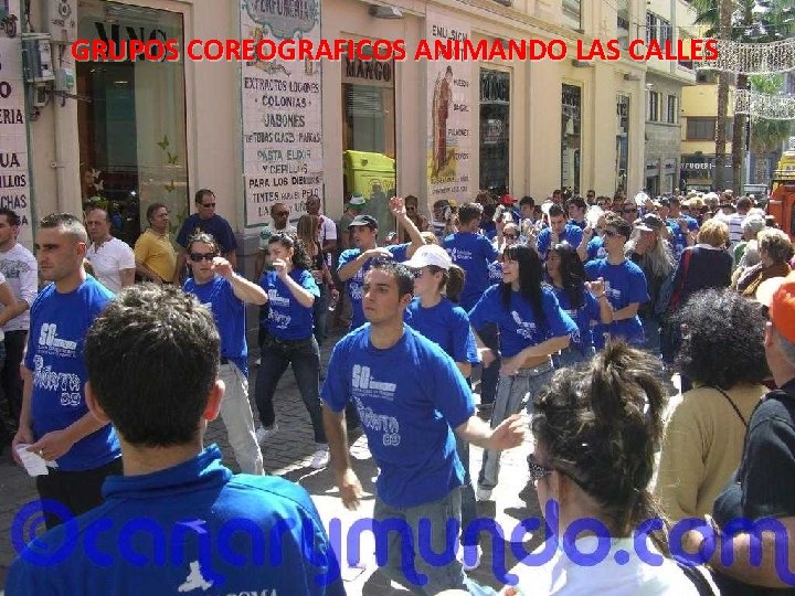 GRUPOS COREOGRAFICOS ANIMANDO LAS CALLES 