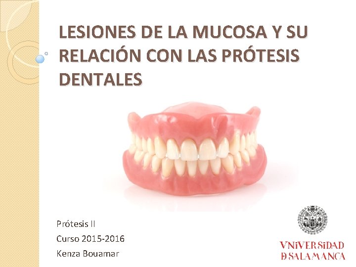 LESIONES DE LA MUCOSA Y SU RELACIN CON