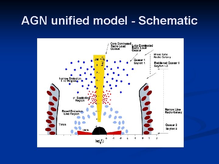AGN unified model - Schematic 