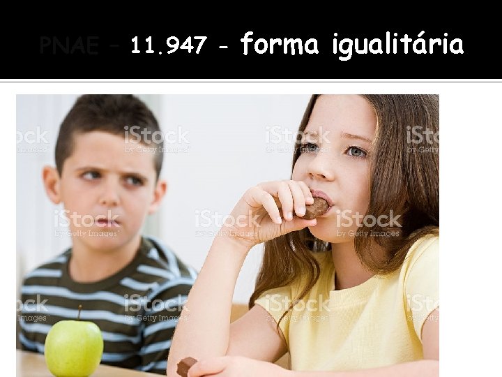 PNAE – 11. 947 - forma igualitária 