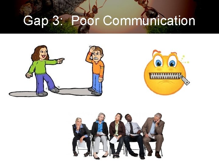 Gap 3: Poor Communication 