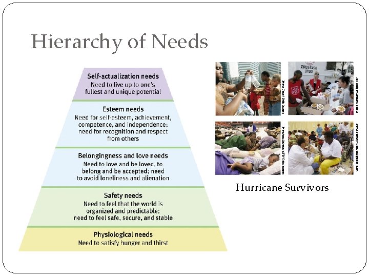 Hierarchy of Needs Joe Skipper/ Reuters/ Corbis Mario Tama/ Getty Images David Portnoy/ Getty