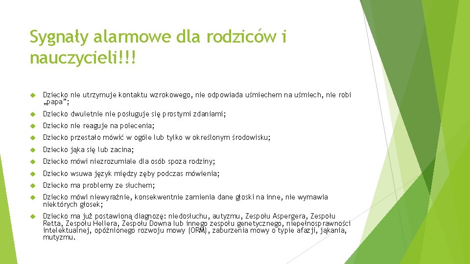 Sygnały alarmowe dla rodziców i nauczycieli!!! Dziecko nie utrzymuje kontaktu wzrokowego, nie odpowiada uśmiechem