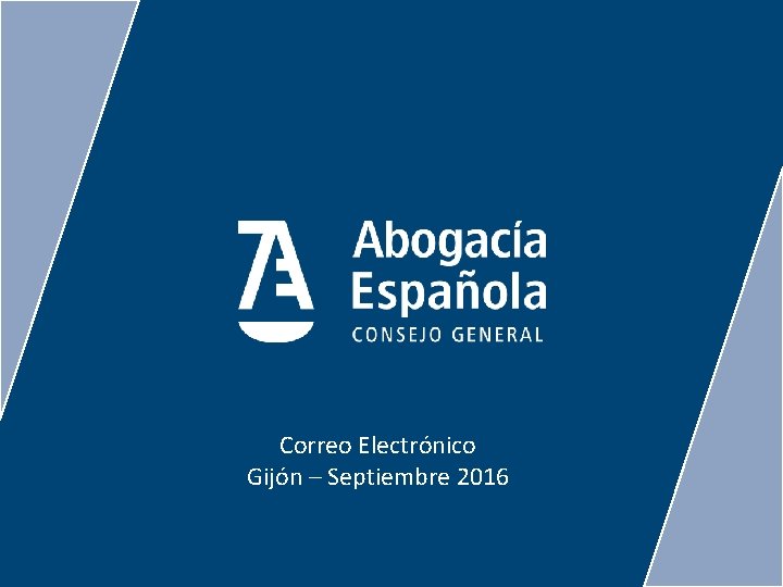 Correo Electrónico Gijón – Septiembre 2016 