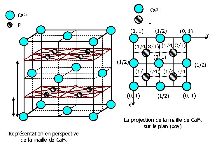 Ca 2+ F- F- (0, 1) (1/2) (0, 1) y (1/4, 3/4) (0, 1)