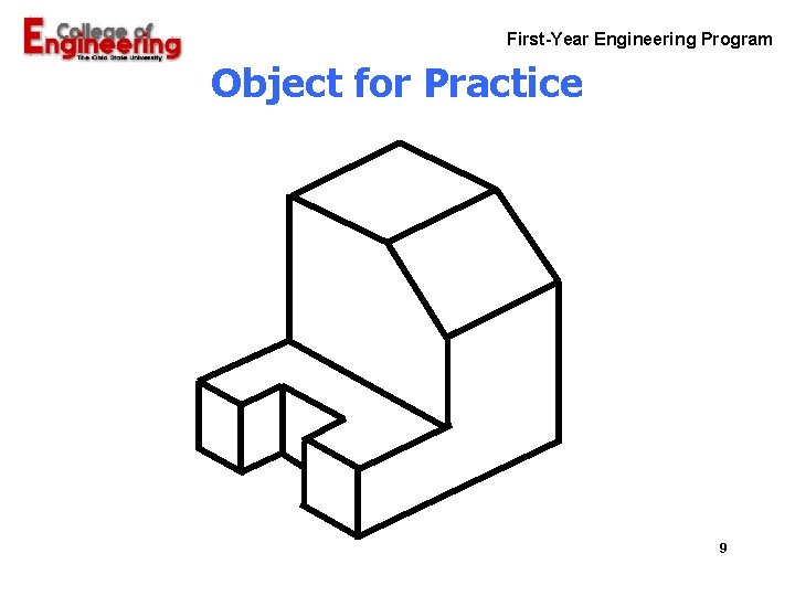 First-Year Engineering Program Object for Practice 9 