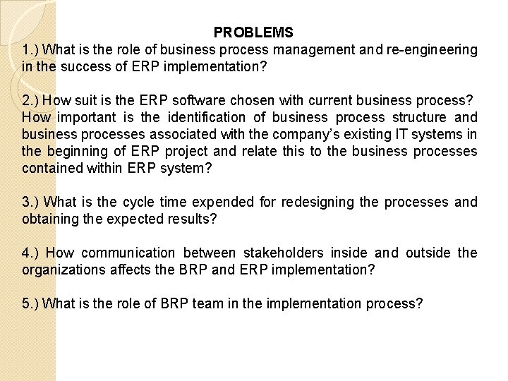 Business Process Reengineering A Critical Success Factor in
