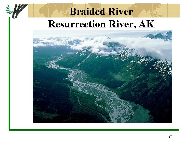 Braided River Resurrection River, AK 27 