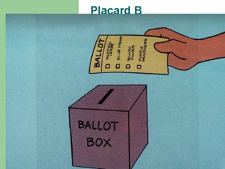 Placard B Placard B